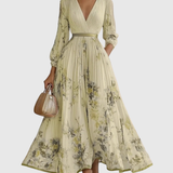 Rowella | Robe Maxi Plissée Élégante