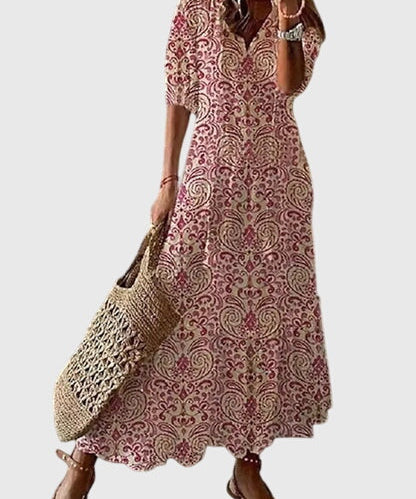 Amalia | Robe d'été vintage bohème