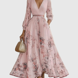 Rowella | Robe Maxi Plissée Élégante