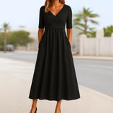 Veronica™ | Robe midi élégante avec charme intemporel
