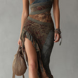 Truus | Robe Maxi Fleurie Vintage