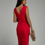 Adrienne™ — Robe élégante drapée à silhouette sculptante