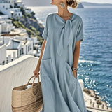 Mireille™ — Robe en coton fluide et estivale