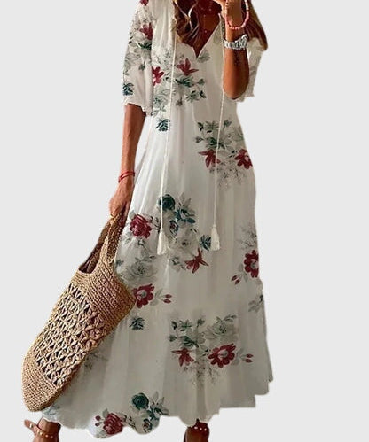 Amalia | Robe d'été vintage bohème