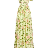 Rosalie | Robe Maxi Fleurie En Mousseline Élégante