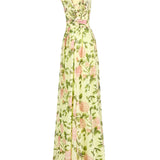 Rosalie | Robe Maxi Fleurie En Mousseline Élégante
