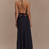 Velina - Robe en dentelle et satin