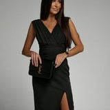 Adrienne™ — Robe élégante drapée à silhouette sculptante