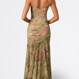 Isamara - Robe Longue avec Corsage