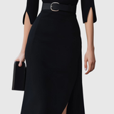 Blythewyn | Robe Midi Noire Classique