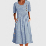Wanda | Robe midi à rayures