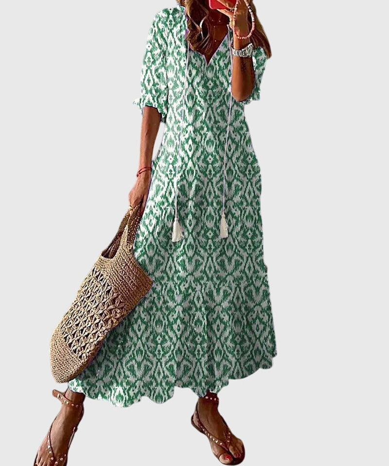 Amalia | Robe d'été vintage bohème