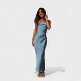 Carmen - Robe en satin sans manches