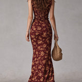 Luna | Robe Longue Élégante Style Rétro