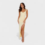 Sarela - Robe longue à dos ouvert