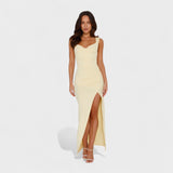 Sarela - Robe longue à dos ouvert