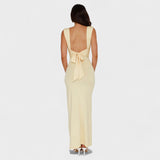 Sarela - Robe longue à dos ouvert
