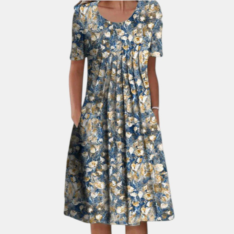 Gigi | Robe en Coton avec Couverture du Ventre
