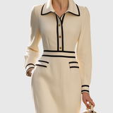 Aderyn | Robe Midi Sur Mesure Avec Détails Bouton