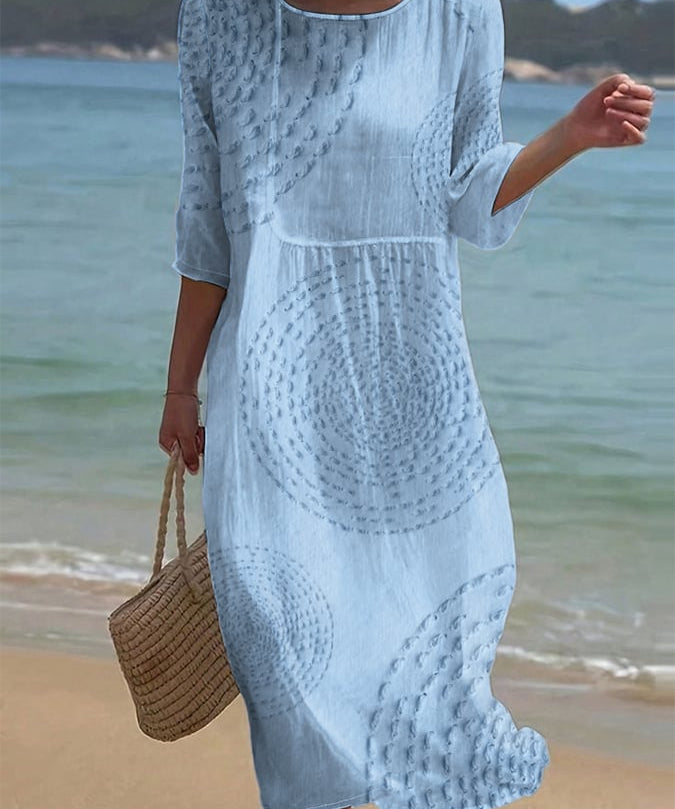 Améliane™ — Robe midi élégante à détails délicats