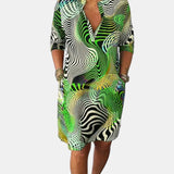 Jessica | Robe V en Couleurs