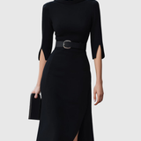 Blythewyn | Robe Midi Noire Classique