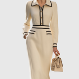 Aderyn | Robe Midi Sur Mesure Avec Détails Bouton