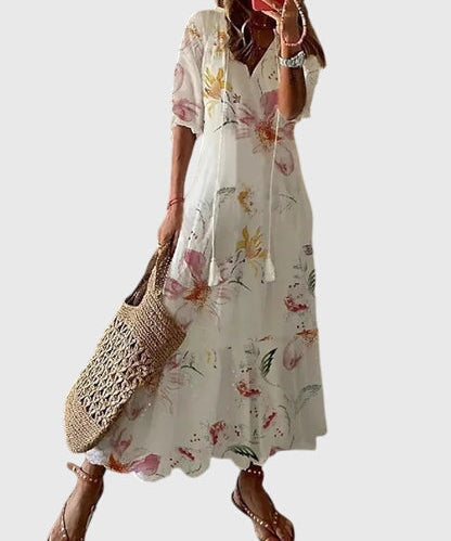 Amalia | Robe d'été vintage bohème