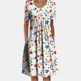 Gigi | Robe en Coton avec Couverture du Ventre