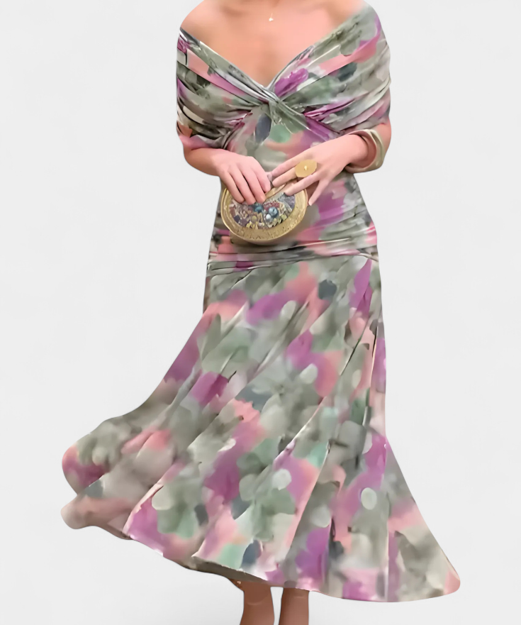 Alizée™ — Robe florale à grâce aérienne
