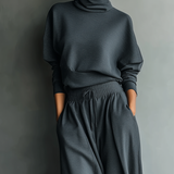 Ensemble Tricot Pantalon Large