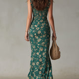 Luna | Robe Longue Élégante Style Rétro