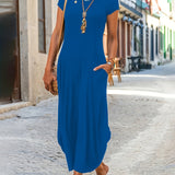 Sofia™ — Robe longue minimaliste et élégante
