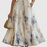 Rowella | Robe Maxi Plissée Élégante