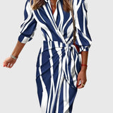Everly | Robe Enveloppante Élégante Avec Imprimé