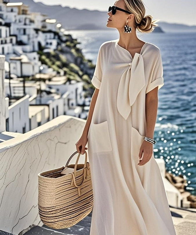 Mireille™ — Robe en coton fluide et estivale