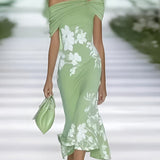 Frédérique | Robe Élégante avec Imprimé Floral