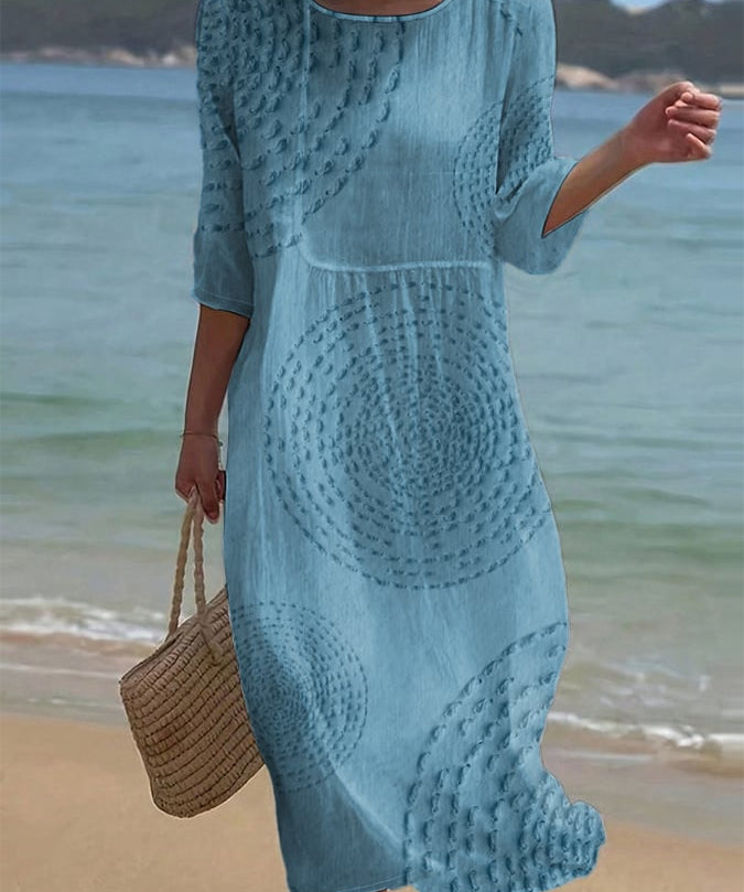 Améliane™ — Robe midi élégante à détails délicats