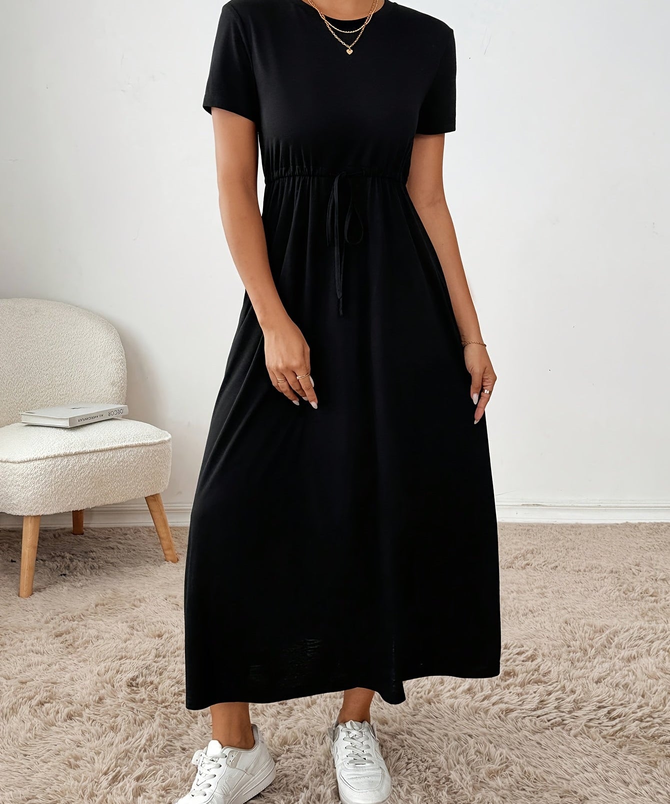 Camille — Robe longue élégante et confortable