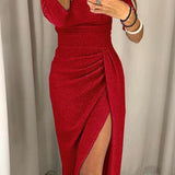 Natália - Robe chic à épaules dénudées