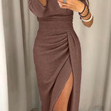 Natália - Robe chic à épaules dénudées