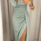 Natália - Robe chic à épaules dénudées
