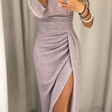 Natália - Robe chic à épaules dénudées