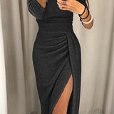 Natália - Robe chic à épaules dénudées