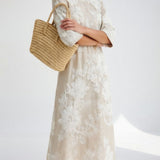 Florésia™ — Robe midi florale fluide élégante