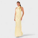 Martina - Robe avec nœud en satin