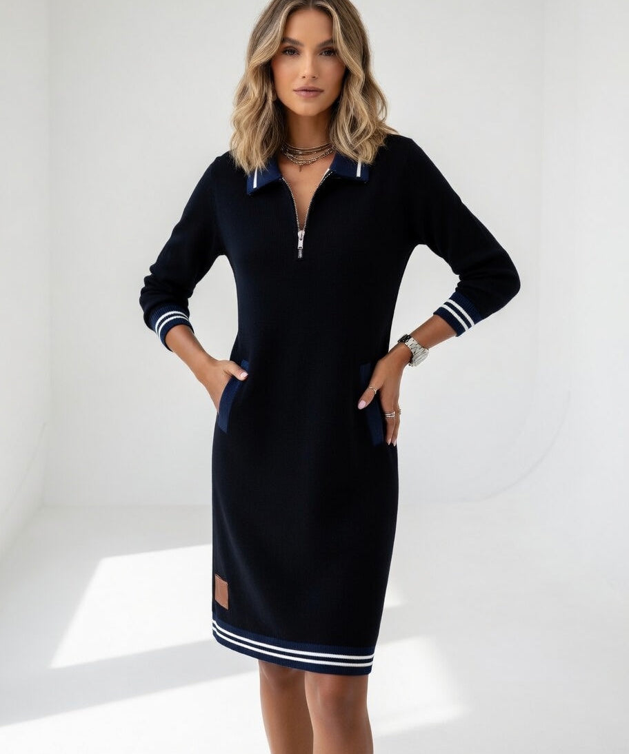 Oréliane™ — Robe polo confortable élégante quotidienne