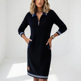 Oréliane™ — Robe polo confortable élégante quotidienne