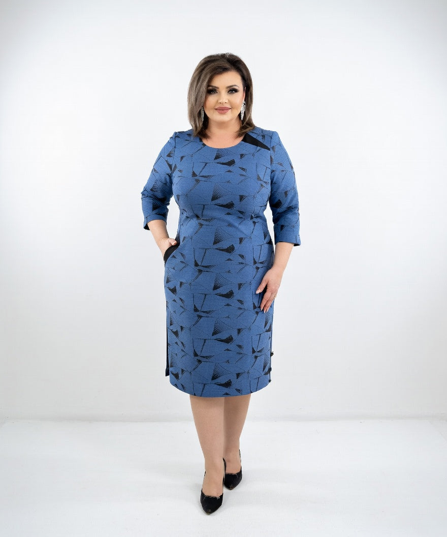 Adréliane™ — Robe élégante structurée confortable intemporelle
