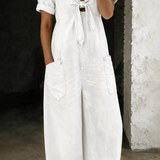 Maya™ | Combinaison denim col V